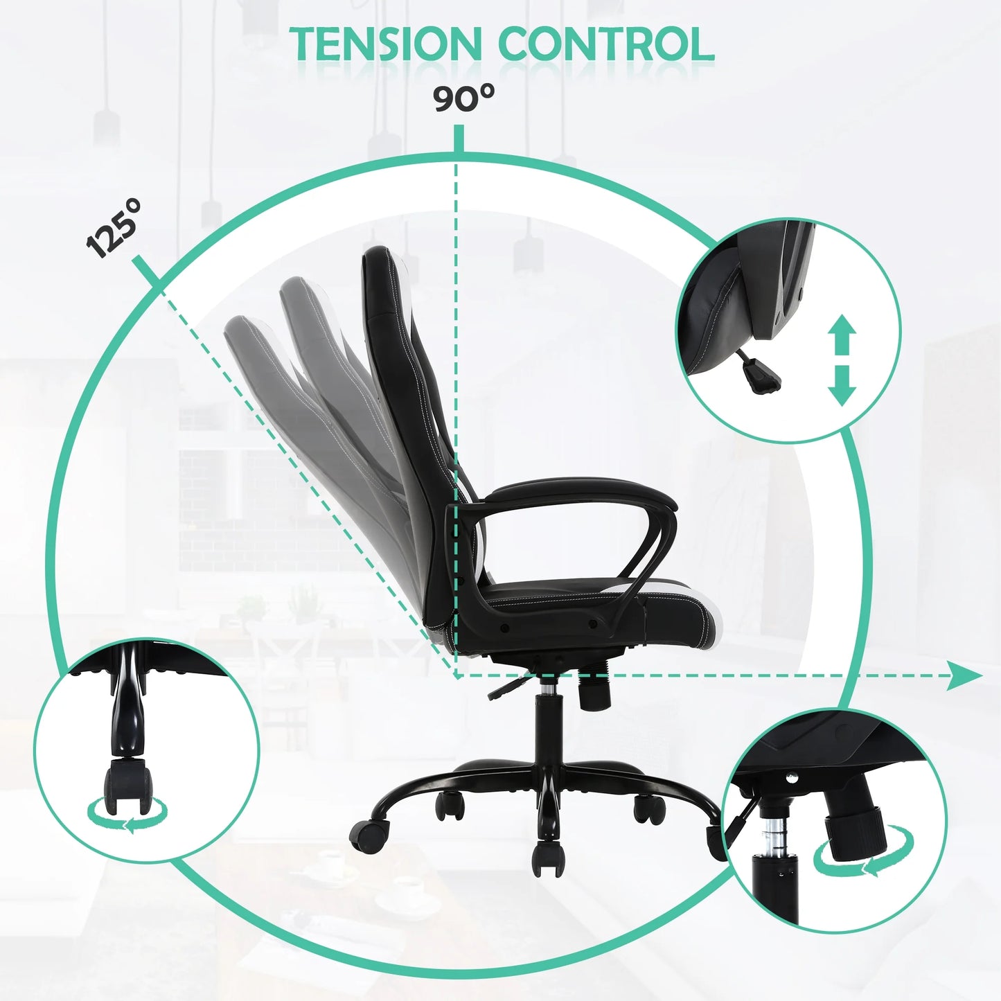 PC Gaming Chair - Simple and Comfortable