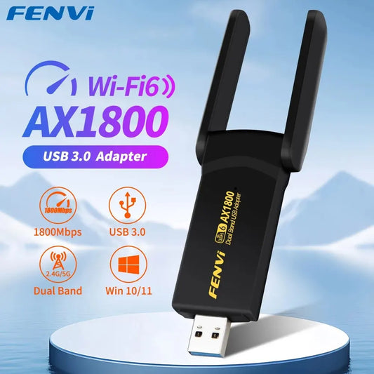 1800Mbps Wifi 6 USB Adapter